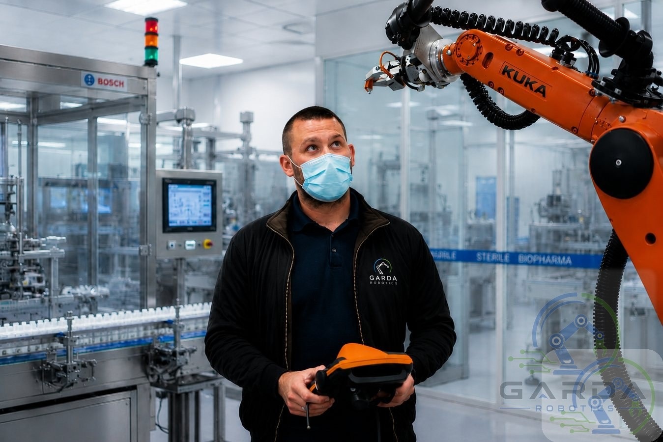 KUKA robot programozás teach pendantról