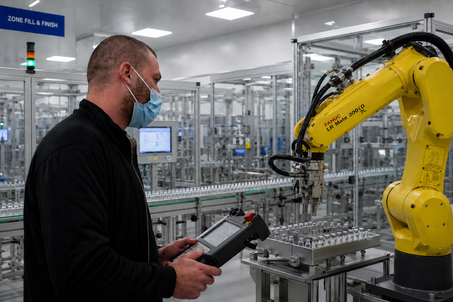Gyógyszeripari robotprogramozás